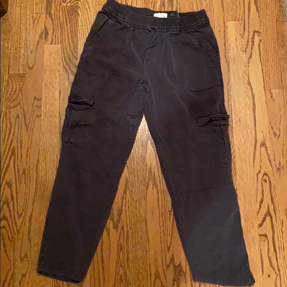 H&M navy cargo pants